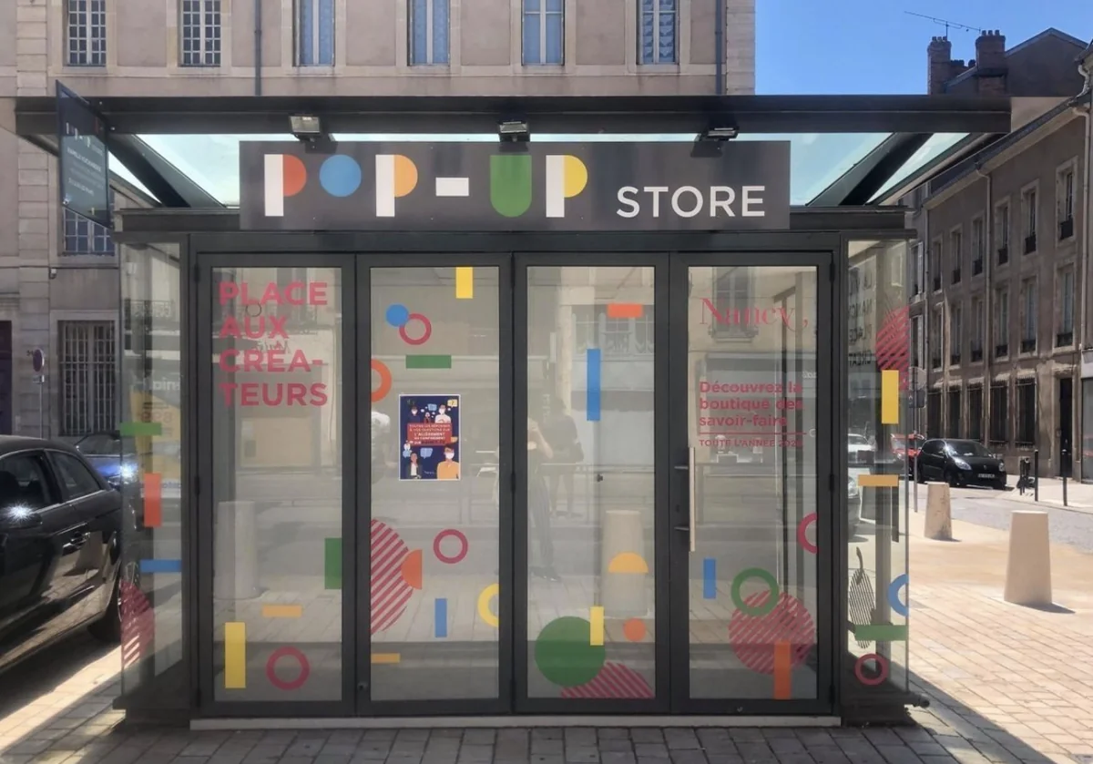 Un pop up store